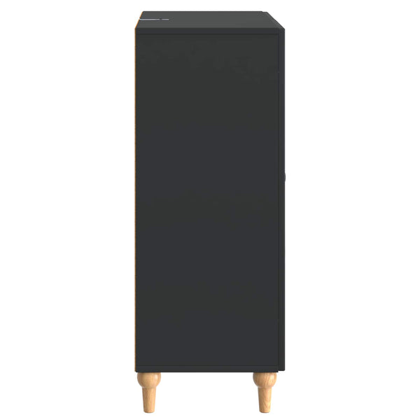 Sivupöytä laatikon kanssa Musta 66 x 34,5 x 90 cm Tekninen puu