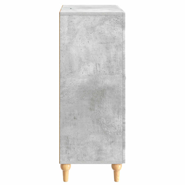 Sivupöytä Betoninharmaa 66 x 34,5 x 90 cm Tekninen puu