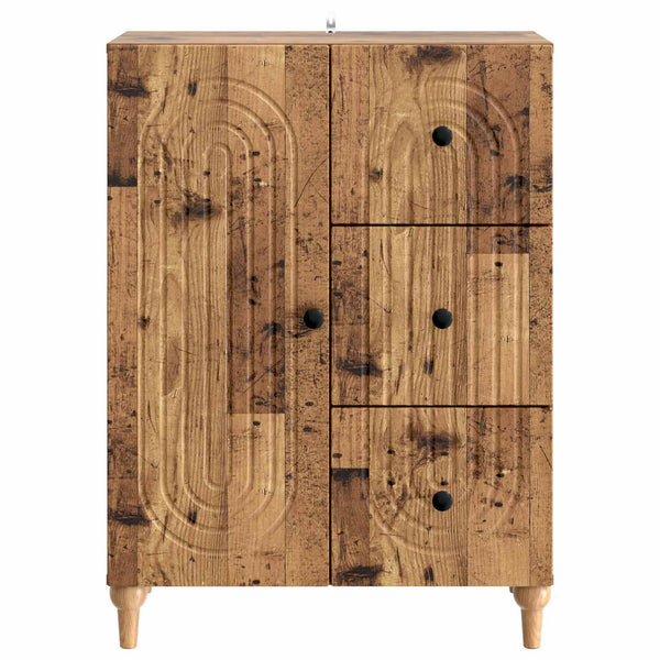 Sivupöytä Vanha puu 66 x 34,5 x 90 cm Tekninen puu
