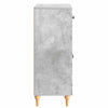 Sivupöytä Betoninharmaa 66 x 34,5 x 90 cm Tekninen puu