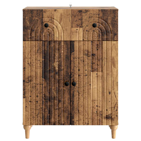 Sivupöytä Vanha puu 66 x 34,5 x 90 cm Tekninen puu