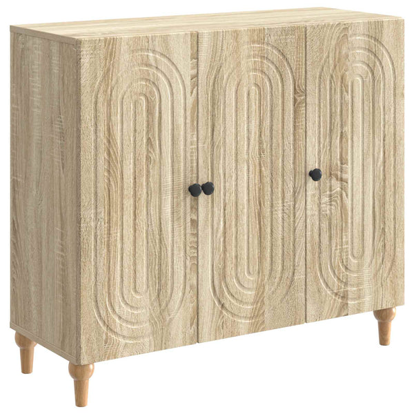 Sivupöytä Sonoma-tammi 89 x 34,5 x 80 cm Tekninen puu