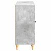 Sivupöytä Betoninharmaa 89 x 34,5 x 80 cm Tekninen puu