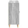 Sivupöytä Harmaa sonoma 89 x 34,5 x 80 cm Tekninen puu