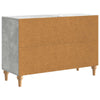 TV-kaappi Betoninharmaa 89 x 34,5 x 60 cm Tekninen puu