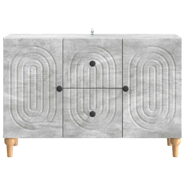 TV-kaappi Betoninharmaa 89 x 34,5 x 60 cm Tekninen puu
