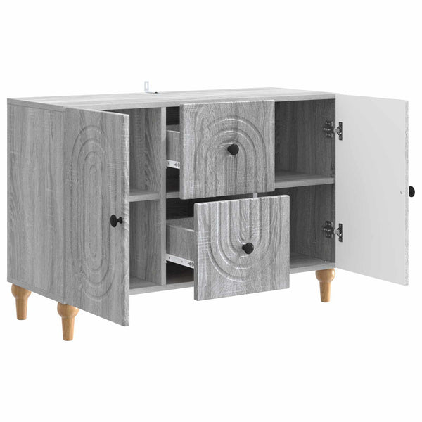 TV-kaappi Harmaa sonoma 89 x 34,5 x 60 cm Tekninen puu