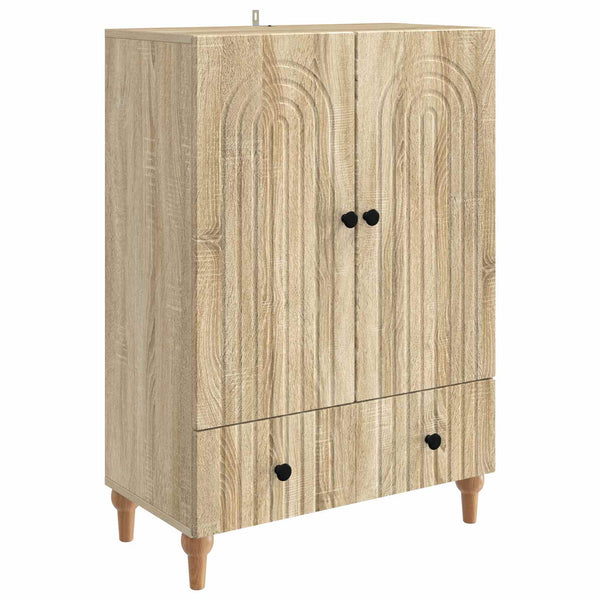 Sivupöytä Sonoma-tammi 66 x 34,5 x 95 cm Tekninen puu