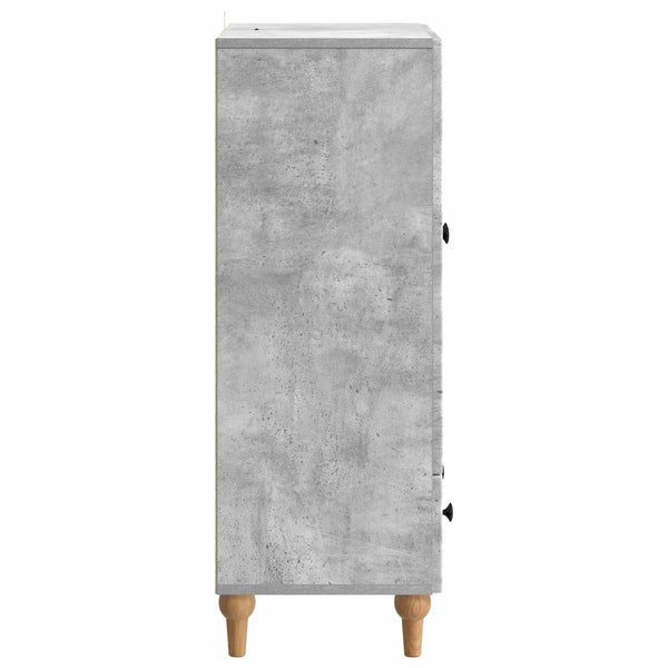 Sivupöytä Betoninharmaa 66 x 34,5 x 95 cm Tekninen puu