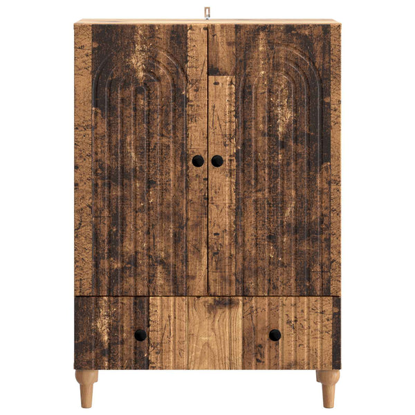 Sivupöytä Vanha puu 66 x 34,5 x 95 cm Tekninen puu