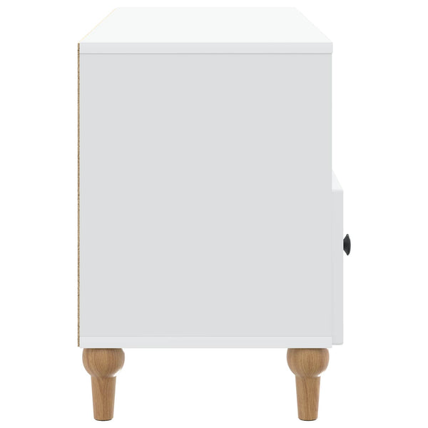 TV-kaappi Valkoinen 102 x 34,5 x 50 cm Käsitelty puu