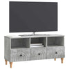 TV-kaappi 102 x 34,5 x 50 cm Betoni Harmaa Käsitelty puu