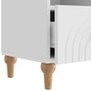 TV-kaappi 102 x 34,5 x 50 cm Kiiltävä Valkoinen Käsitelty puu