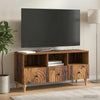 TV-kaappi 102 x 34,5 x 50 cm Vanha puu Käsitelty puu