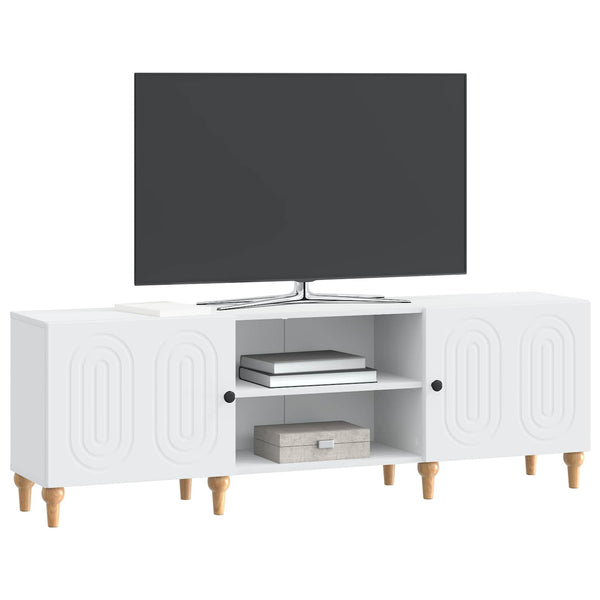 TV-kaappi valkoinen 150 x 31 x 50 cm Tekninen puu