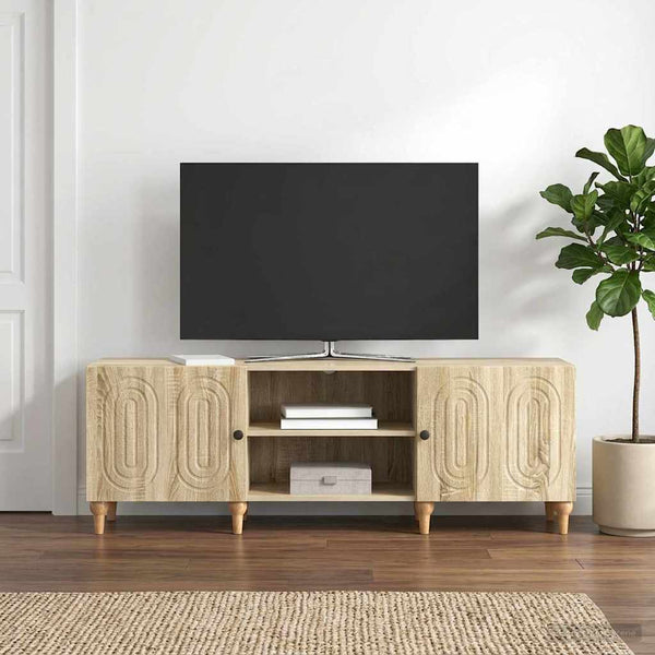 TV-kaappi 150 x 31 x 50 cm Sonoma-tammi Tekninen puu