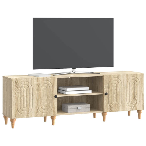 TV-kaappi 150 x 31 x 50 cm Sonoma-tammi Tekninen puu
