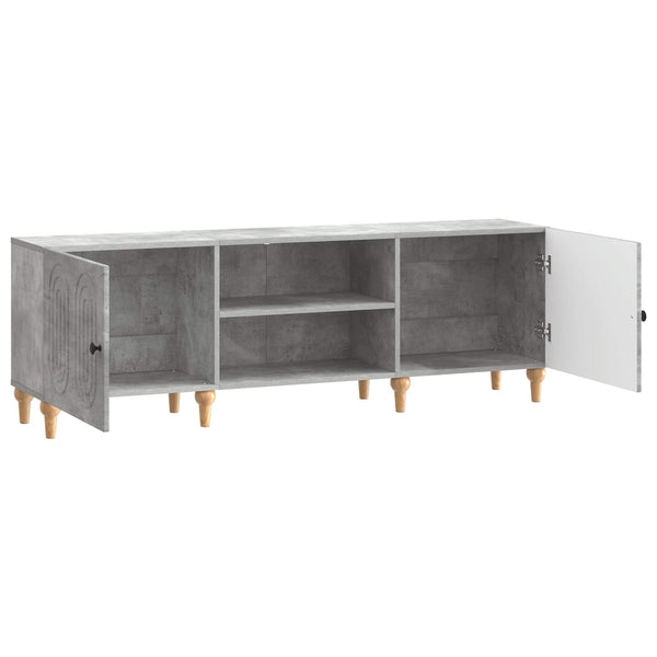 TV-kaappi 150 x 31 x 50 cm Betoninharmaa Tekninen puu