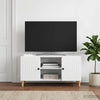 TV-kaappi valkoinen 102 x 34,5 x 50 cm Tekninen puu