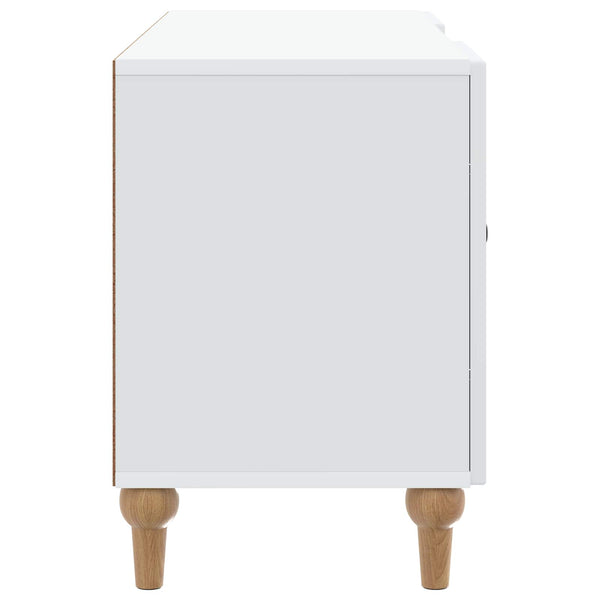 TV-kaappi valkoinen 102 x 34,5 x 50 cm Tekninen puu