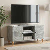 TV-kaappi Betoninharmaa 102 x 34,5 x 50 cm Tekninen puu
