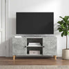 TV-kaappi Betoninharmaa 102 x 34,5 x 50 cm Tekninen puu