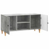 TV-kaappi Betoninharmaa 102 x 34,5 x 50 cm Tekninen puu