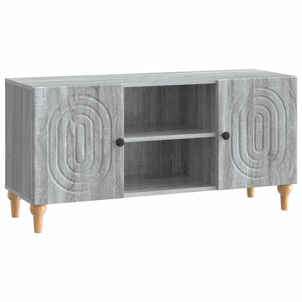 TV-kaappi 102 x 34,5 x 50 cm Harmaa sonoma Tekninen puu