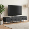 TV-kaappi laatikon kanssa Musta 147 x 34,5 x 30 cm Tekninen puu