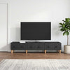 TV-kaappi laatikon kanssa Musta 147 x 34,5 x 30 cm Tekninen puu