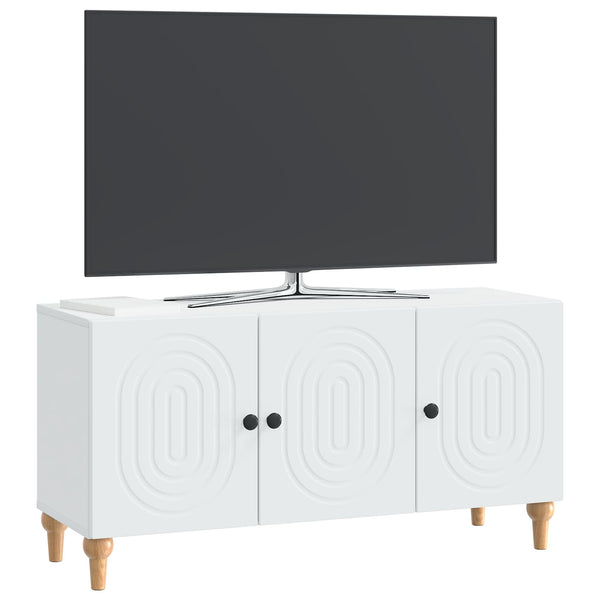 TV-kaappi valkoinen 99 x 34,5 x 50 cm Tekninen puu
