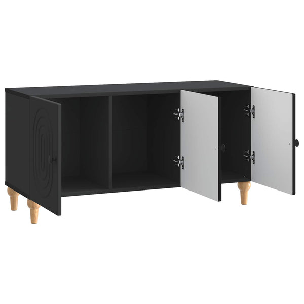 TV-kaappi 99 x 34,5 x 50 cm Musta Tekninen puu