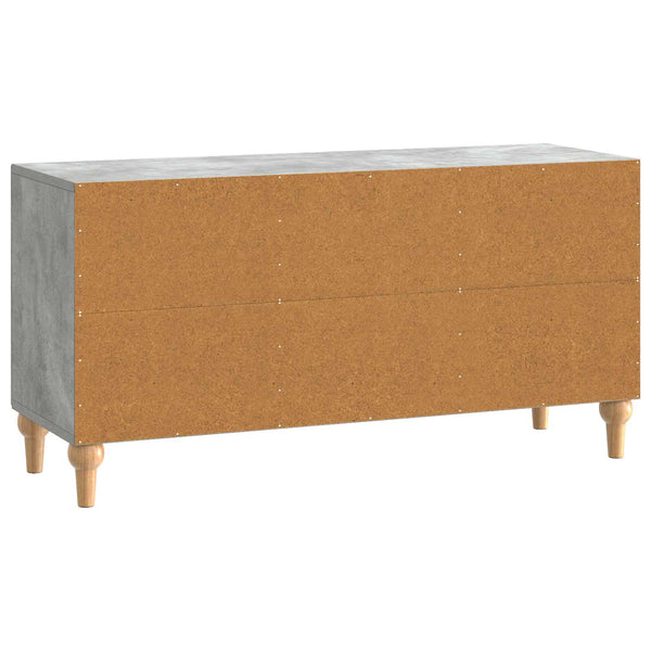 TV-kaappi 99 x 34,5 x 50 cm Betoninharmaa Tekninen puu