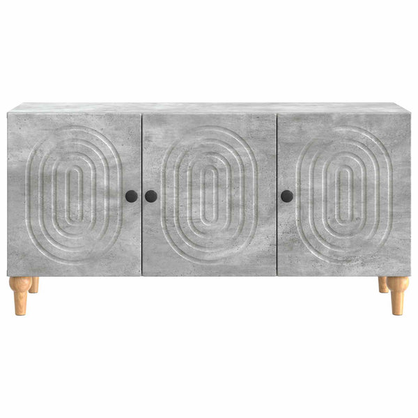 TV-kaappi 99 x 34,5 x 50 cm Betoninharmaa Tekninen puu