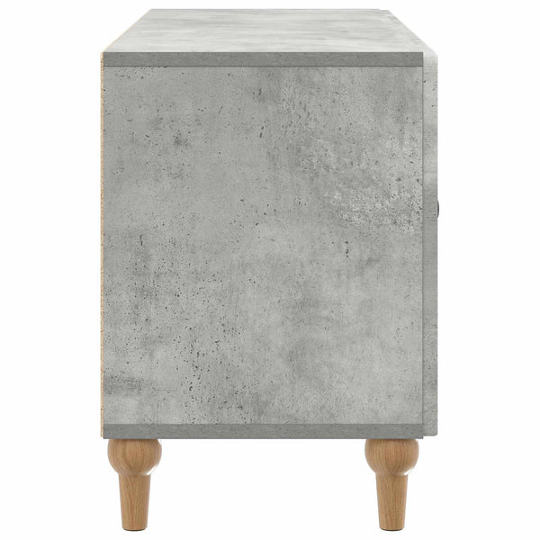 TV-kaappi 99 x 34,5 x 50 cm Betoninharmaa Tekninen puu