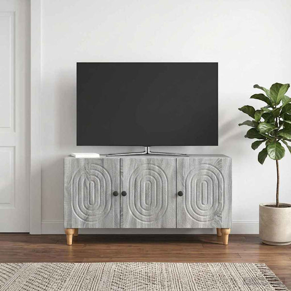 TV-kaappi 99 x 34,5 x 50 cm Harmaa sonoma Tekninen puu