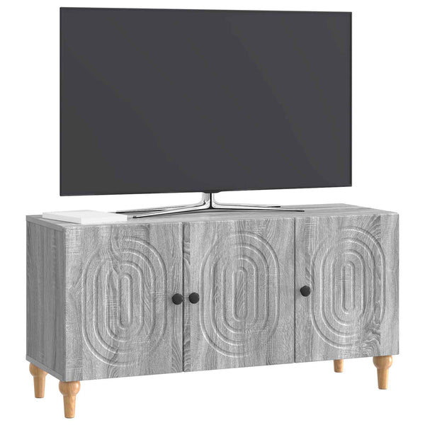TV-kaappi 99 x 34,5 x 50 cm Harmaa sonoma Tekninen puu