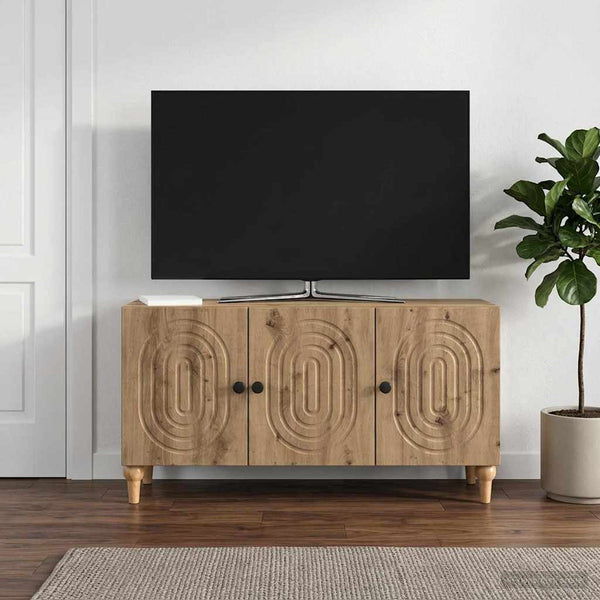 TV-kaappi 99 x 34,5 x 50 cm Artisaanitammi Tekninen puu