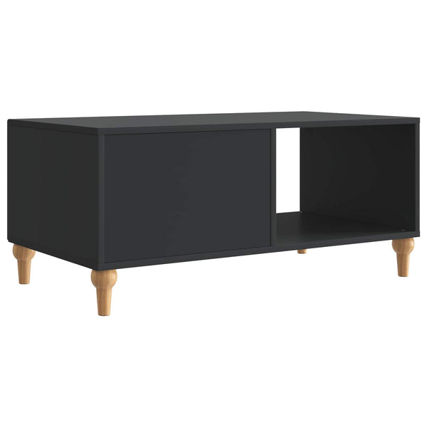 Sohvapöytä Musta 90 x 50 x 40 cm Tekninen puu