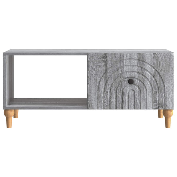 Sohvapöytä Harmaa sonoma 90 x 50 x 40 cm Tekninen puu