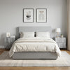 Yöpöytäkaappi 2 kpl Harmaa sonoma 43 x 34,5 x 49,5 cm