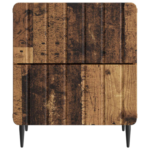 Yöpöytäkaappi Vanha puu 43 x 34,5 x 49,5 cm Tekninen puu
