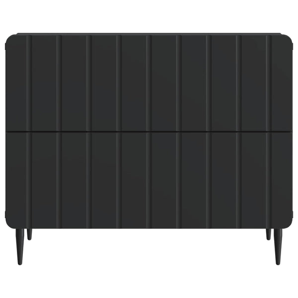 Yöpöytäkaappi Musta 62 x 34,5 x 49,5 cm Tekninen puu