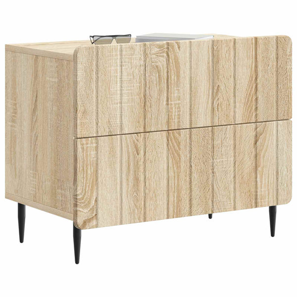 Yöpöytäkaappi Sonoma-tammi 62 x 34,5 x 49,5 cm Tekninen puu