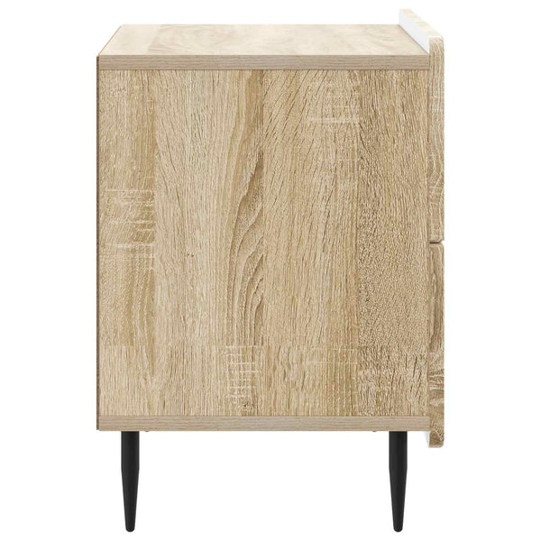 Yöpöytäkaappi Sonoma-tammi 62 x 34,5 x 49,5 cm Tekninen puu