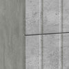Yöpöytäkaappi Betoninharmaa 62 x 34,5 x 49,5 cm Tekninen puu
