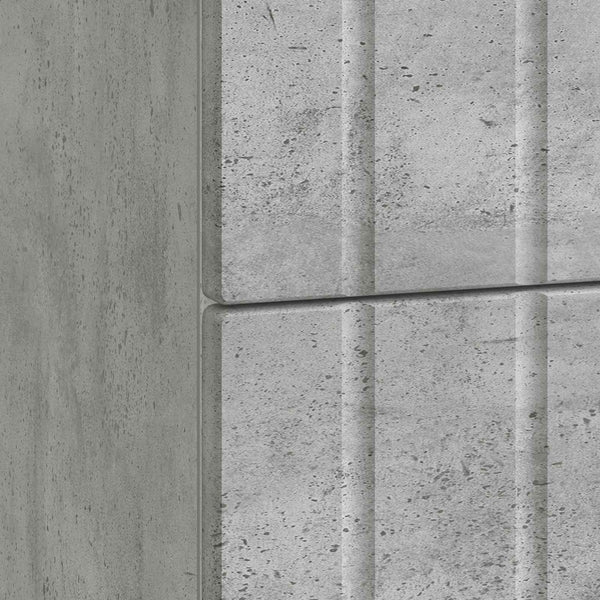Yöpöytäkaappi Betoninharmaa 62 x 34,5 x 49,5 cm Tekninen puu