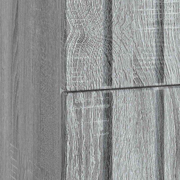 Yöpöytäkaappi Harmaa sonoma 62 x 34,5 x 49,5 cm Tekninen puu