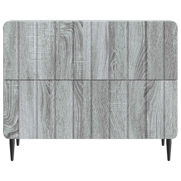 Yöpöytäkaappi Harmaa sonoma 62 x 34,5 x 49,5 cm Tekninen puu