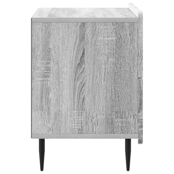 Yöpöytäkaappi Harmaa sonoma 62 x 34,5 x 49,5 cm Tekninen puu